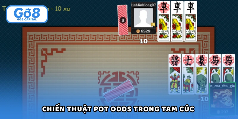 Chiến thuật pot odds trong cách chơi tam cúc rất hay