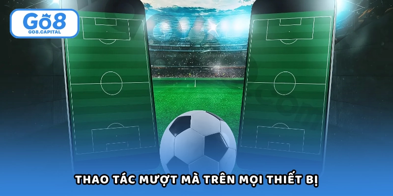 Thao tác mượt mà trên mọi thiết bị, rút thưởng siêu tốc